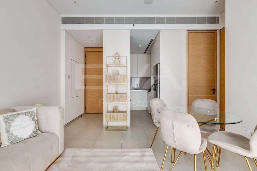 High Floor | Furnished without Bills | Marina View