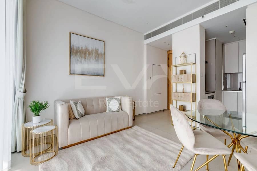 High Floor | Furnished without Bills | Marina View