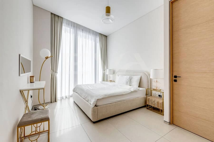 High Floor | Furnished without Bills | Marina View