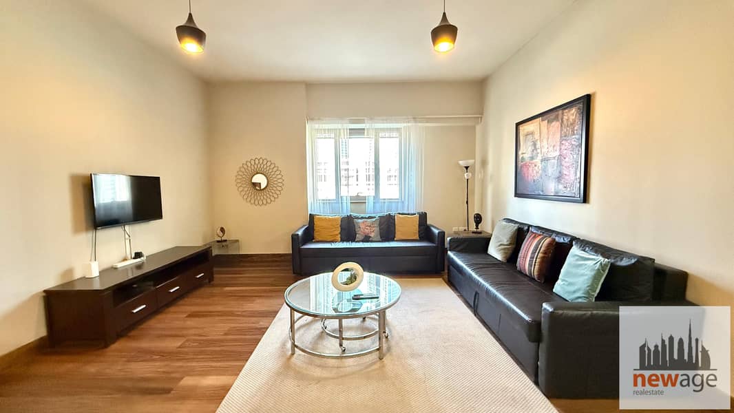 Large Fully Furnished Studio | Burj Khalifa View | Converted to 1BR | Executive Tower B - Image 6