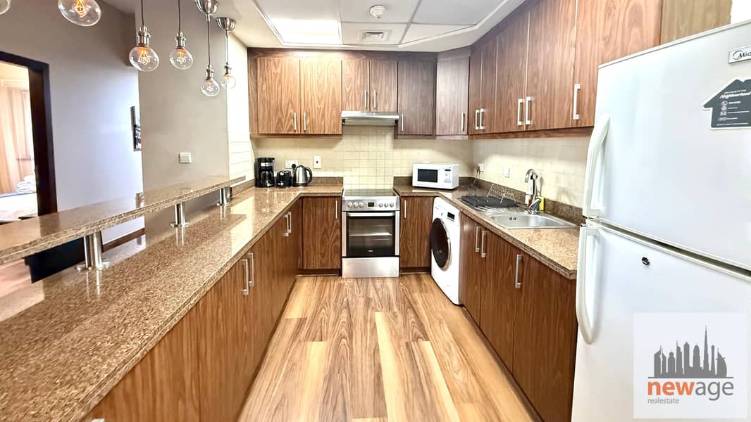 Large Fully Furnished Studio | Burj Khalifa View | Converted to 1BR | Executive Tower B - Image 7