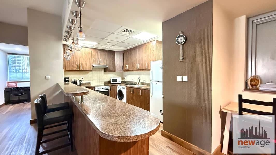 Large Fully Furnished Studio | Burj Khalifa View | Converted to 1BR | Executive Tower B - Image 8