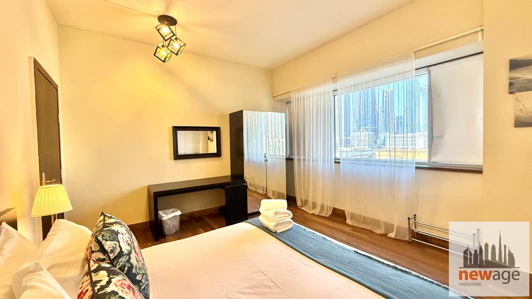 Large Fully Furnished Studio | Burj Khalifa View | Converted to 1BR | Executive Tower B - Image 10