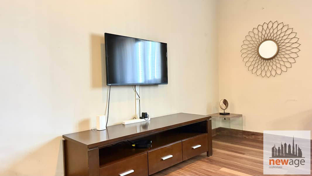Large Fully Furnished Studio | Burj Khalifa View | Converted to 1BR | Executive Tower B - Image 14