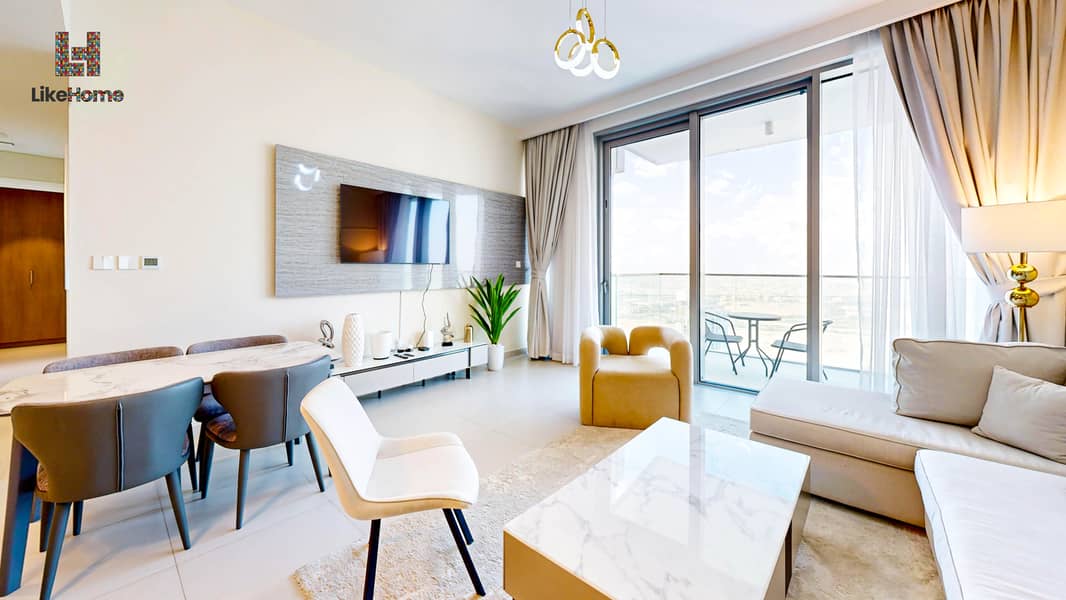 Exclusive September Only Offer: Modern Furnished Unit with Partial Sea View