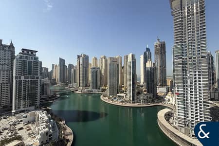 3 Bedroom Apartment for Rent in Dubai Marina, Dubai - Large Balcony | Full Marina View | Furnished