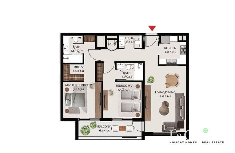 Temple facing | Genuine Resale | Biggest Layout - Image 13