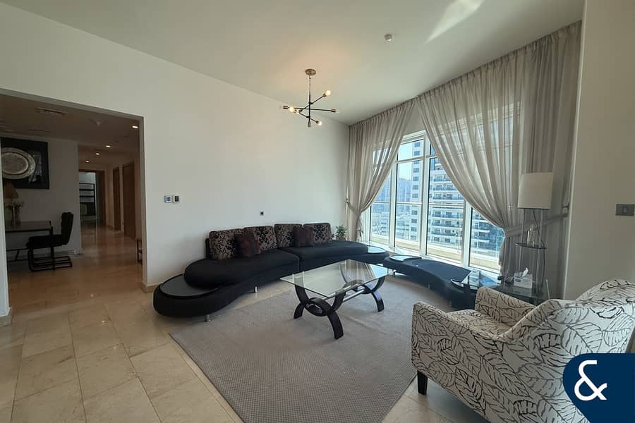 Large Balcony | Full Marina View | Furnished