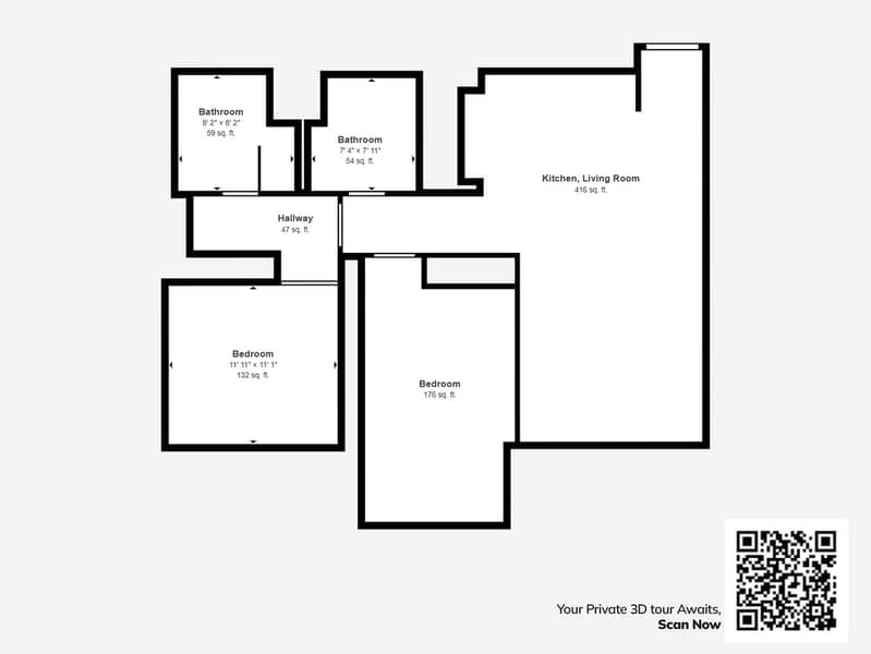 HOT DECEMBER LAST CHANCE-ONLY RATE | 2BHK with View | Near Burj | Designer Furnished