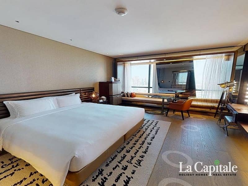 Premium Studio | Burj Khaliva View | Furnished