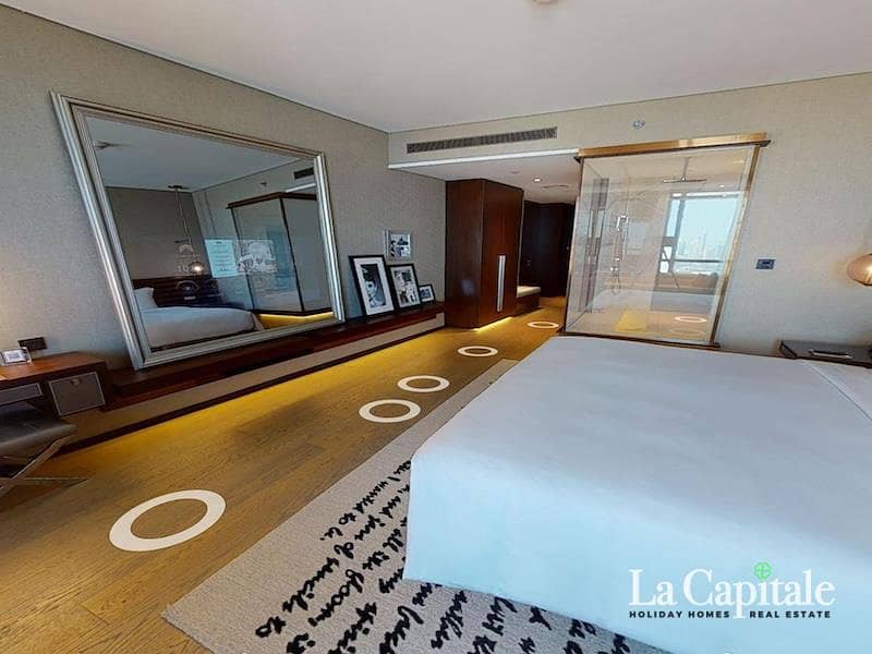 Premium Studio | Burj Khaliva View | Furnished