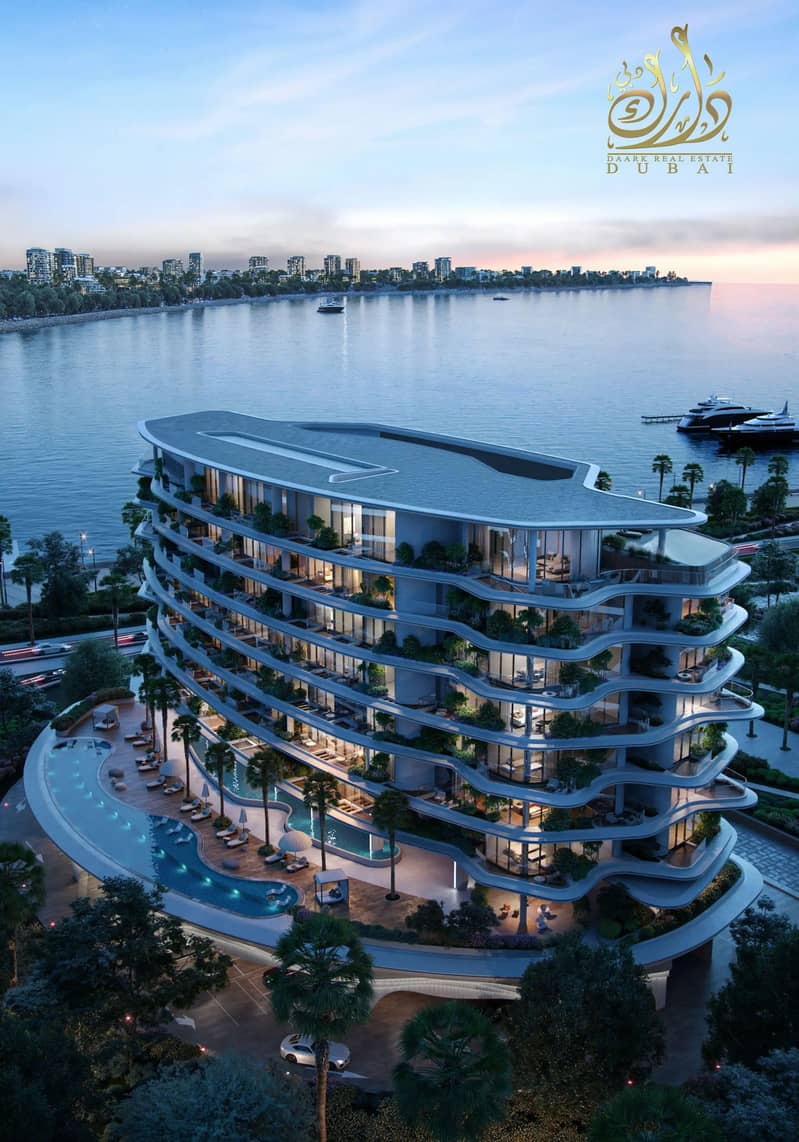 WATER FRONT/FULL SEA VIEW/LUXURY APARTMENT IN DUBAI ISLANDS