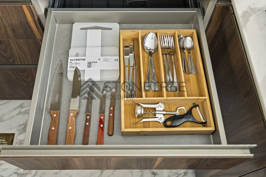 12 CHEQUES | Brand New 1 BR | Fully-furnished - Image 18