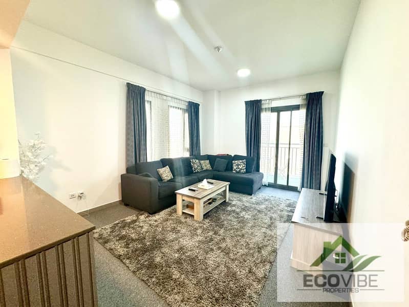 Spacious Fully Furnished 1BHK – Hayat Boulevard | 696.75 Sqft