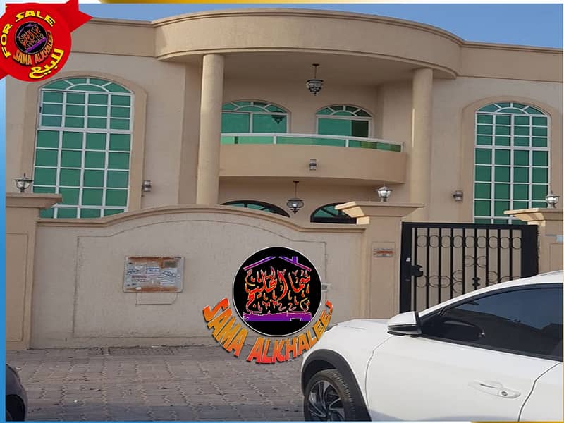 Perfectly Priced Two-storey villa equipped with electricity and air conditioning for sale in Ajman