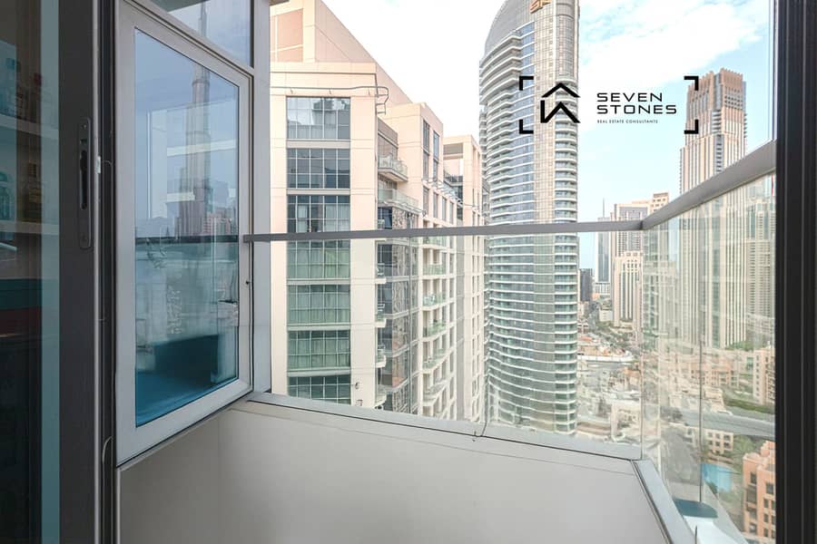 Burj Khalifa View | High Floor | Unfurnished - Image 12