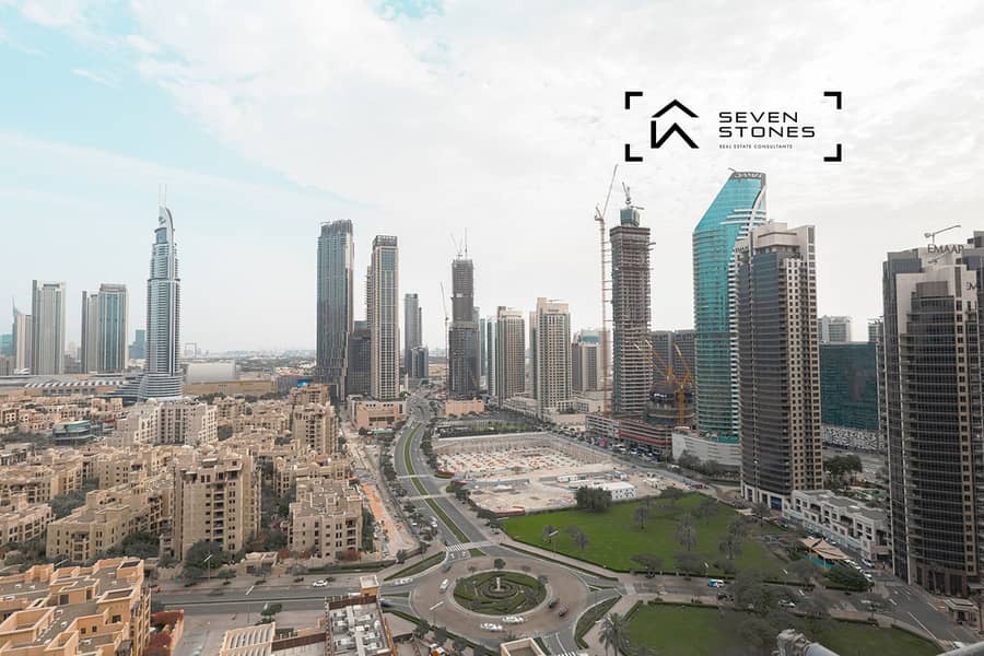 Burj Khalifa View | High Floor | Unfurnished - Image 18