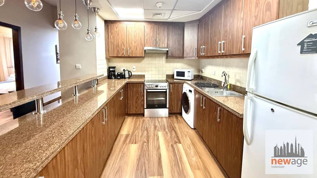 Burj Khalifa View Fully Furnished Large Studio Converted to 1BR Executive Tower B