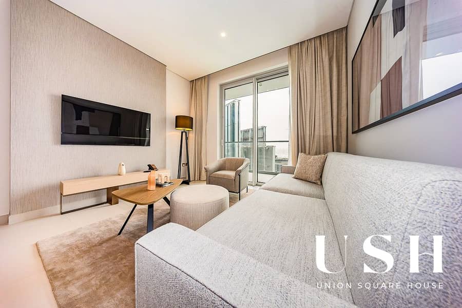 Luxury 2BR | Fully Furnished | Dubai Frame Views