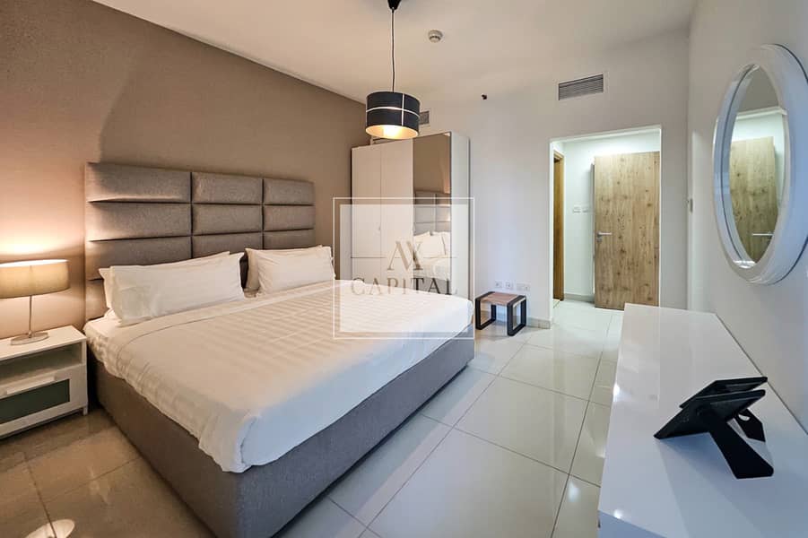 Elegant 1BR | Full Marina View | Furnished