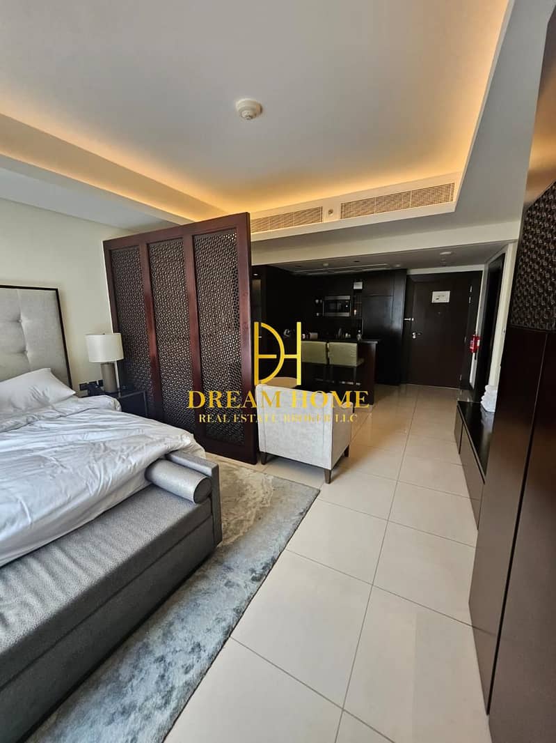 Luxury Furnished Studio in Address Downtown | Prime Location