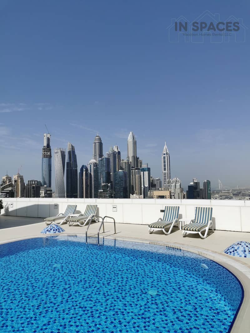 The most spacious furnished studio JLT / near metro