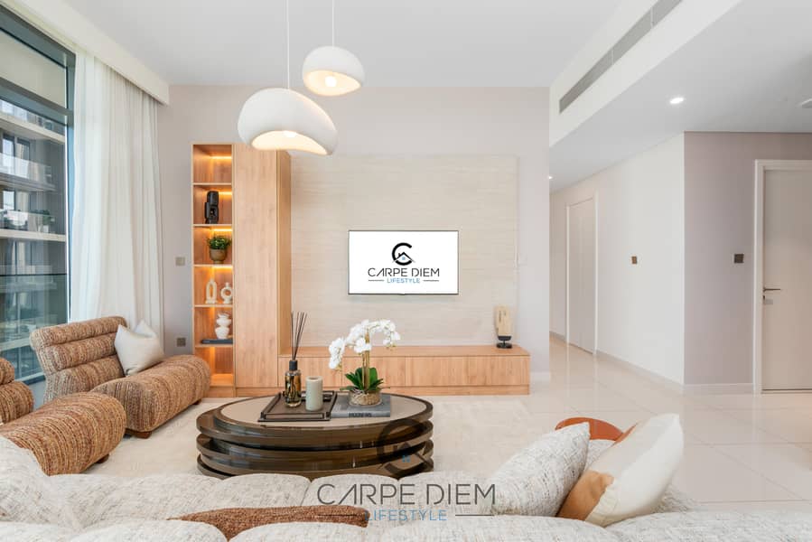 Full Panoramic Sea View | Beachfront 3 Bedroom + Maids