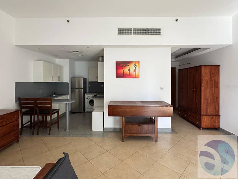 Furnished Studio | Balcony | Chiller Free | Front of Metro