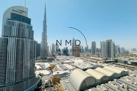 3 Bedroom Flat for Rent in Downtown Dubai, Dubai - BURJ VIEW | FURNISHED | LARGE +MAID