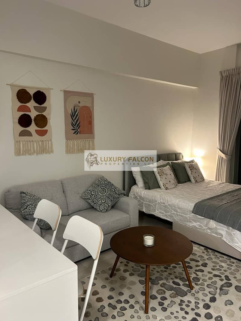 Fully Furnished Pool View Studio in Casa Grande with Pool & Gym Access | Luxury Living Made Easy