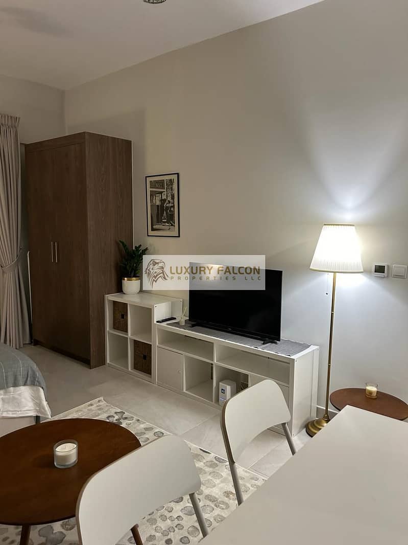 Fully Furnished Pool View Studio in Casa Grande with Pool & Gym Access | Luxury Living Made Easy