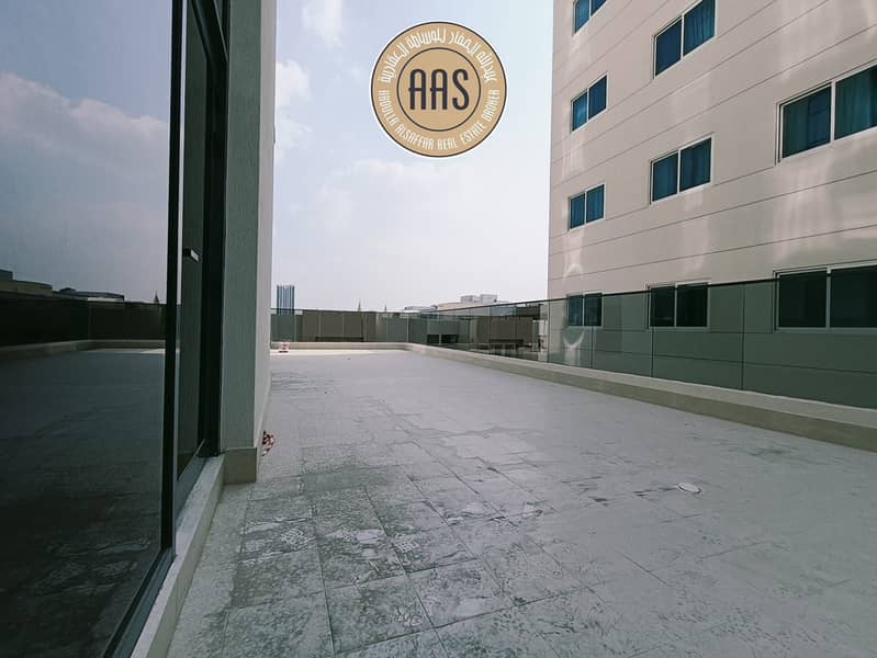 Front of metro brand new luxurious huge 3bhk with big terrace + maid's room