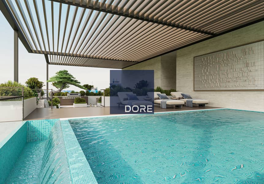 Elegant Studio | Pool View | Contemporary Design - Image 13