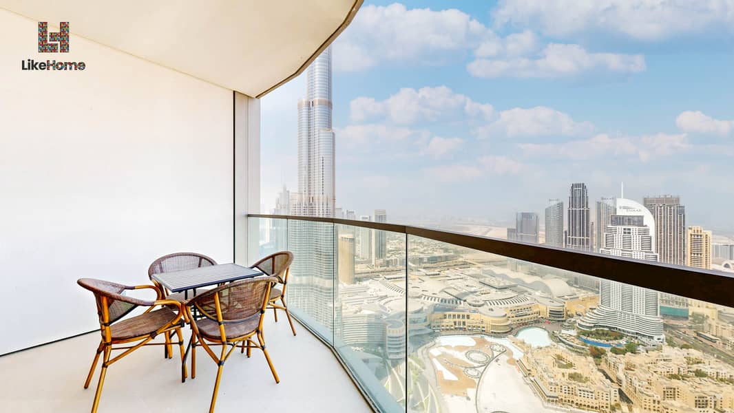 NEW YEARS WITH BEST VIEW IN DUBAI - PRICE CAN BE NAGOTIABLE -Offer for Grande Apartment | Balcony View of Burj Khalifa