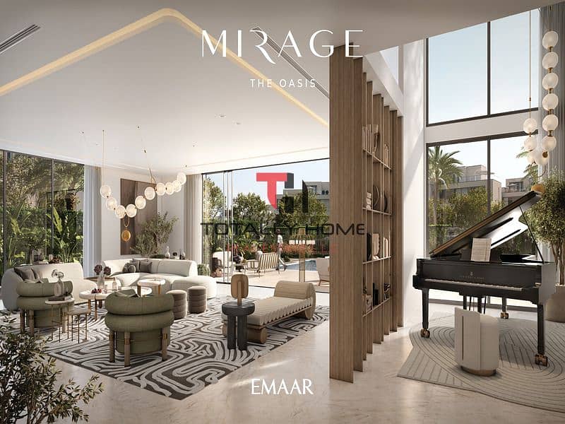 Brand New 5BR Mirage Villa | Green Belt | The Oasis by Emaar | Lagoon Access