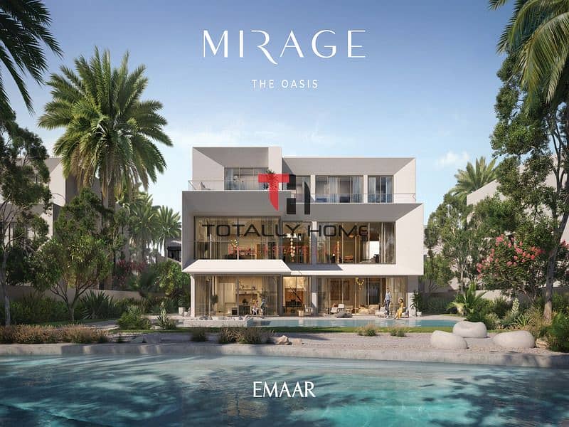 Brand New 5BR Mirage Villa | Green Belt | The Oasis by Emaar | Lagoon Access