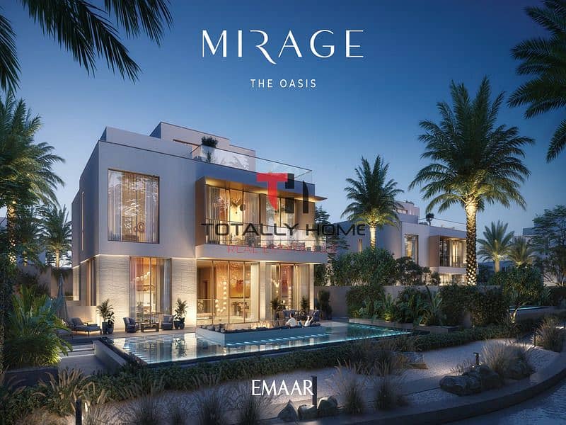 Brand New 5BR Mirage Villa | Green Belt | The Oasis by Emaar | Lagoon Access - Image 10