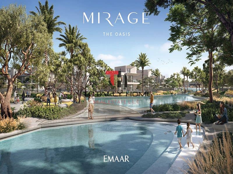 Brand New 5BR Mirage Villa | Green Belt | The Oasis by Emaar | Lagoon Access - Image 12