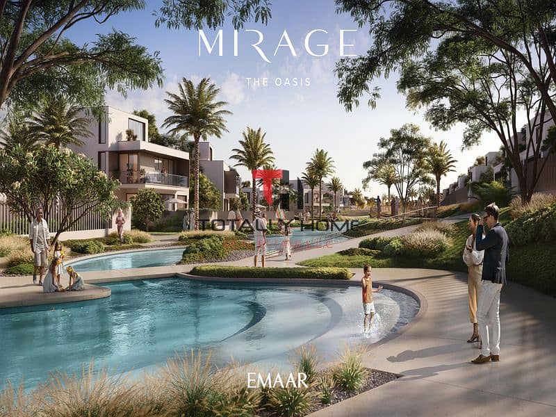 Brand New 5BR Mirage Villa | Green Belt | The Oasis by Emaar | Lagoon Access - Image 13