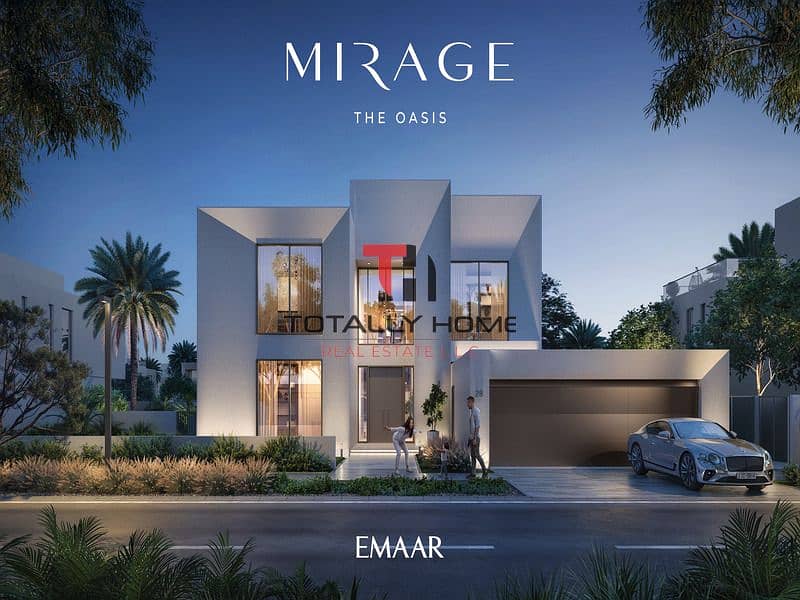 Brand New 5BR Mirage Villa | Green Belt | The Oasis by Emaar | Lagoon Access - Image 14