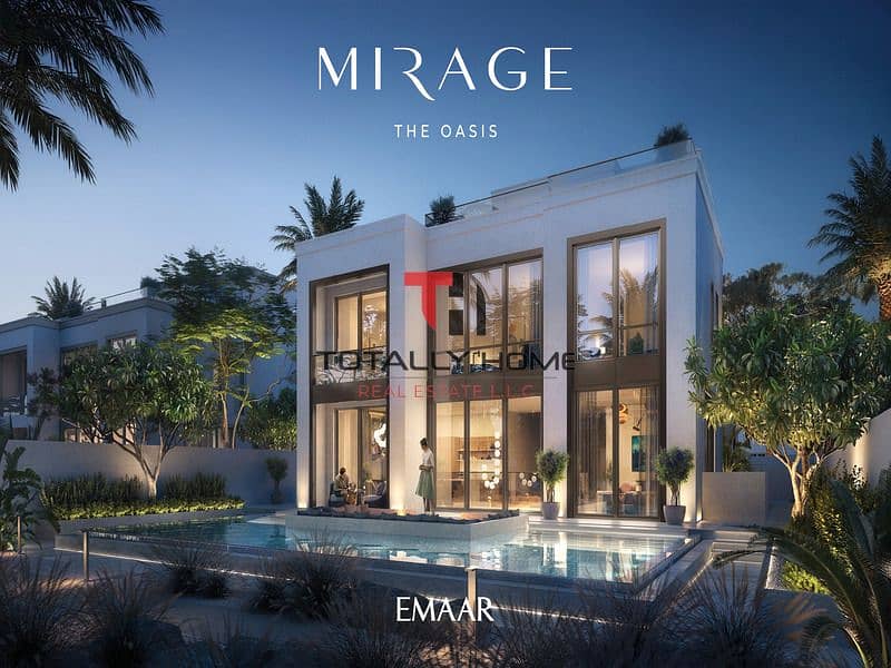 Brand New 5BR Mirage Villa | Green Belt | The Oasis by Emaar | Lagoon Access - Image 16