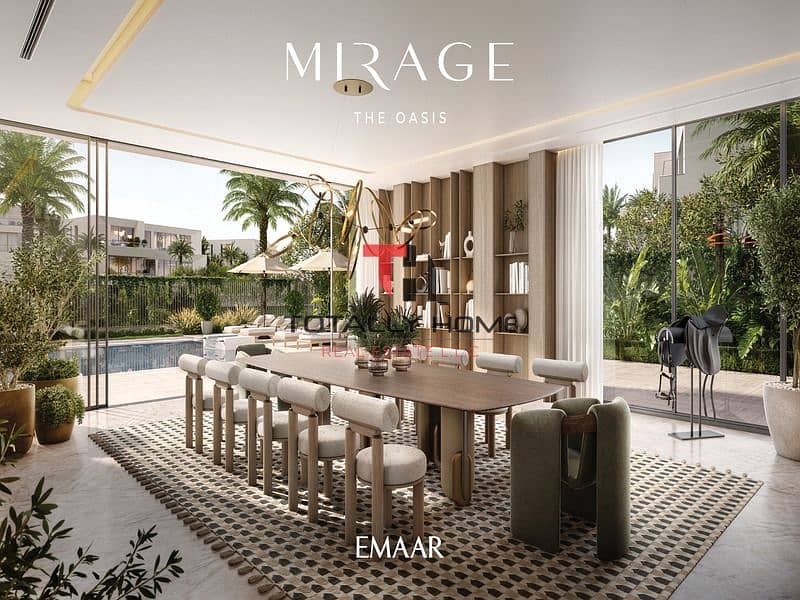 Brand New 5BR Mirage Villa | Green Belt | The Oasis by Emaar | Lagoon Access - Image 19