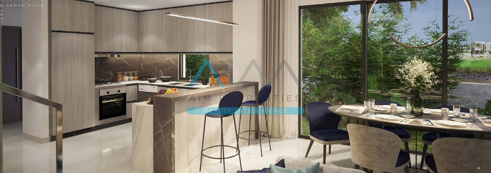 END CORNER VILLA 5BR/MAIDS ROOM DAMAC HILLS 1 WITH PAYMENT PLAN FOR SALE