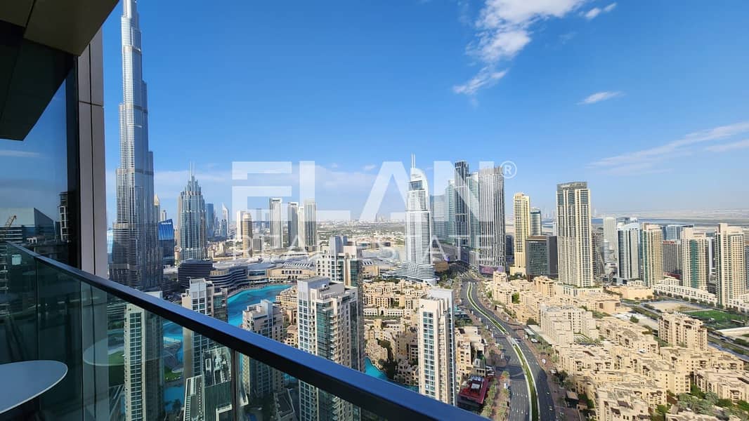 Luxurious | Furnished | Burj and Fountain Views Apartment for rent in Vida Residence Downtown, Downtown Dubai