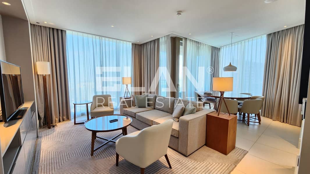 Luxurious | Furnished | Burj and Fountain Views Apartment for rent in Vida Residence Downtown, Downtown Dubai