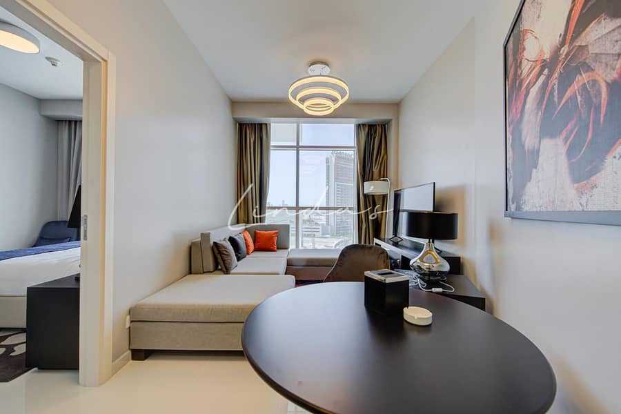 Fully Furnished | Golf View | Spacious Living Area