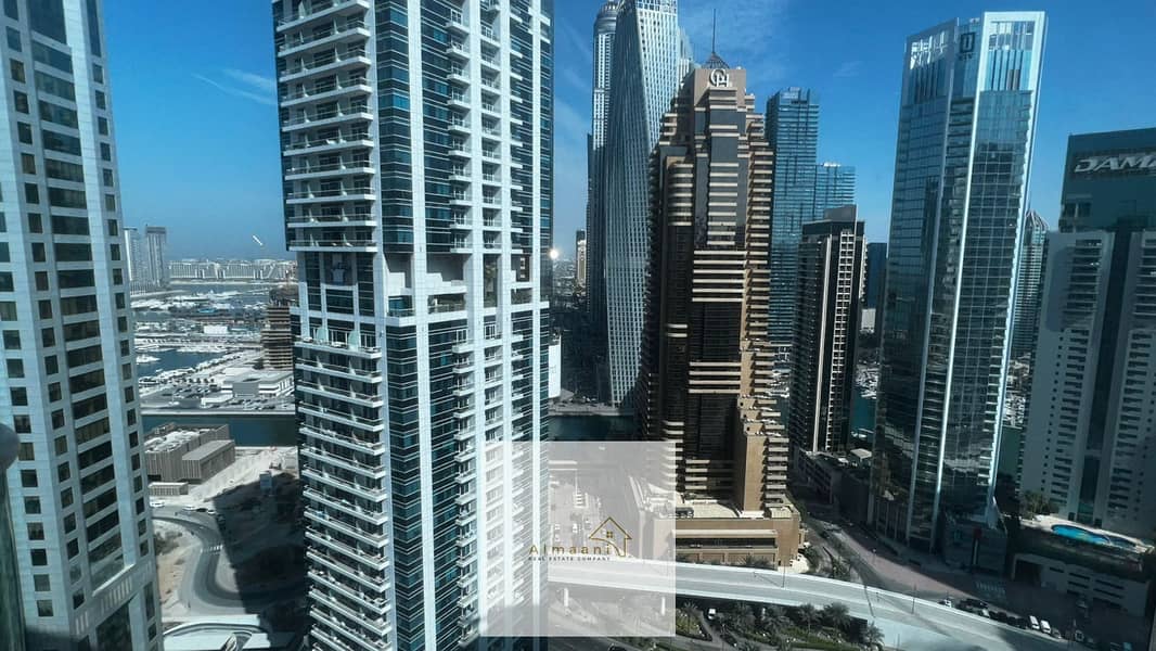 Semi-Furnished | Vacant | High Floor | Dubai Marina