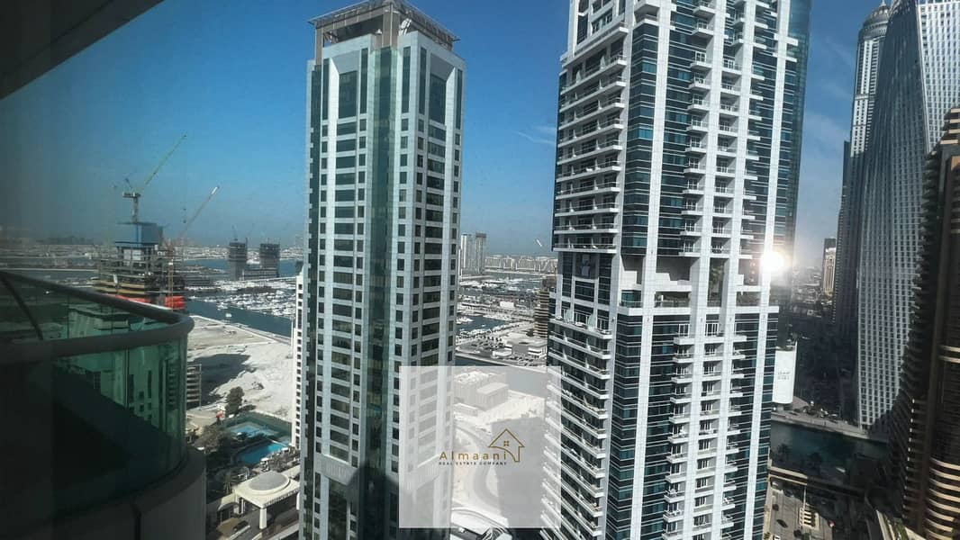 Semi-Furnished | Vacant | High Floor | Dubai Marina