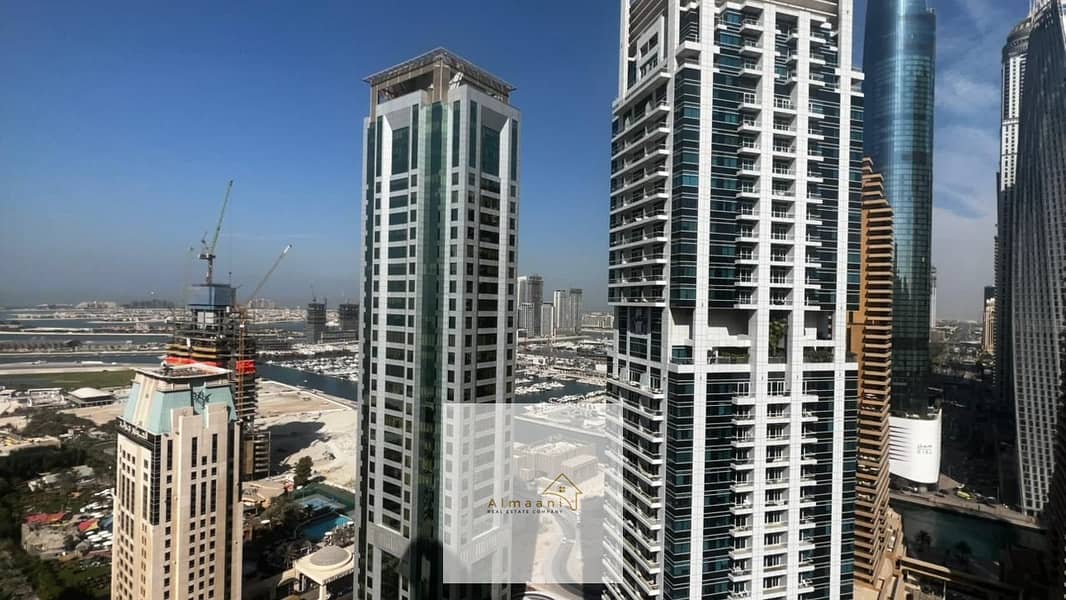 Semi-Furnished | Vacant | High Floor | Dubai Marina - Image 19