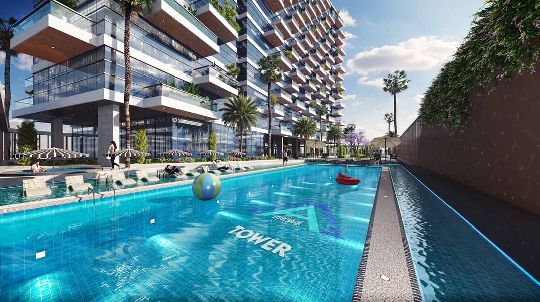 1BR Ocean Living | Lazy River & Podium View